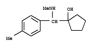 (8ci)-1-[p-甲基-alpha-(甲基氨基)苄基]-环戊醇结构式_801155-39-5结构式