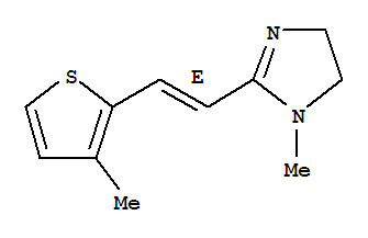 (e)-(8ci)-1-甲基-2-[2-(3-甲基-2-噻吩)乙烯基]-2-咪唑啉结构式_801195-70-0结构式