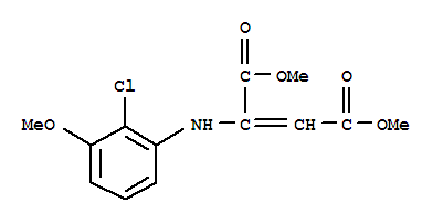 2-[(2-氯-3-甲氧基苯基)氨基]-2-丁二酸 1,4-二甲酯结构式_801281-96-9结构式