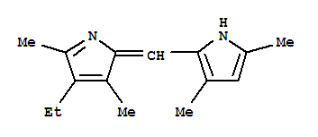(8ci)-2-[(4-乙基-3,5-二甲基-2H-吡咯-2-基)甲基]-3,5-二甲基-吡咯结构式_801999-64-4结构式