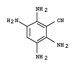 2,3,5,6-四氨基苯甲腈结构式_802288-13-7结构式