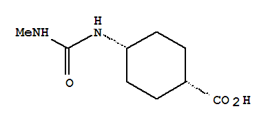 顺式-(9ci)-4-[[(甲基氨基)羰基]氨基]-环己烷羧酸结构式_80413-66-7结构式