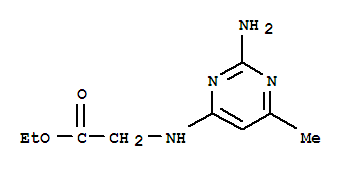 Glycine, n-(2-amino-6-methyl-4-pyrimidinyl)-, ethyl ester (9ci) Structure,805184-69-4Structure