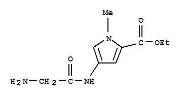(9ci)-4-[(氨基乙酰基)氨基]-1-甲基-1H-吡咯-2-羧酸乙酯结构式_807267-05-6结构式
