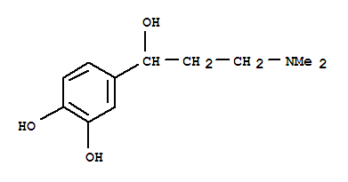 (9ci)-4-[3-(二甲基氨基)-1-羟基丙基]-1,2-苯二醇结构式_807278-75-7结构式
