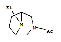 (9ci)-3-乙酰基-8-乙基-3,8-二氮杂双环[3.2.1]辛烷结构式_807299-54-3结构式