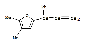 (9ci)-2,3-二甲基-5-(1-苯基-2-丙烯基)-呋喃结构式_807370-60-1结构式