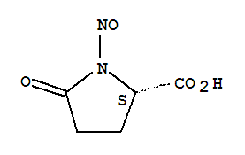(9ci)-1-亚硝基-5-氧代-L-脯氨酸结构式_80754-96-7结构式