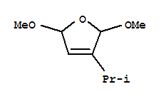 (9ci)-2,5-二氢-2,5-二甲氧基-3-(1-甲基乙基)-呋喃结构式_811861-02-6结构式