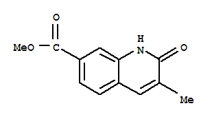 (9ci)-1,2-二氢-3-甲基-2-氧代-7-喹啉羧酸甲酯结构式_813425-28-4结构式