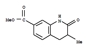(9ci)-1,2,3,4-四氢-3-甲基-2-氧代-7-喹啉羧酸甲酯结构式_813425-29-5结构式