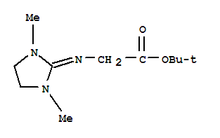 Glycine, n-(1,3-dimethyl-2-imidazolidinylidene)-, 1,1-dimethylethyl ester (9ci) Structure,815576-06-8Structure