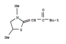 (9ci)-1-(3,5-二甲基-2-噻唑啉基)-3,3-二甲基-2-丁酮结构式_816455-93-3结构式