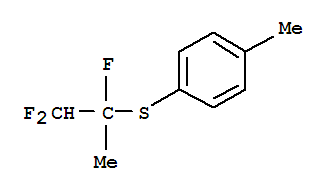 (9ci)-1-甲基-4-[(1,2,2-三氟-1-甲基乙基)硫代]-苯结构式_817562-60-0结构式