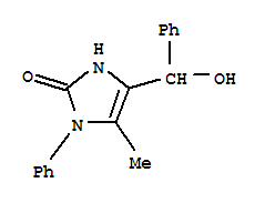 (9ci)-1,3-二氢-4-(羟基苯基甲基)-1,5-二甲基-2H-咪唑-2-酮结构式_819047-17-1结构式
