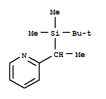 (9CI)-2-[1-[(1,1-二甲基乙基)二甲基甲硅烷基]乙基]-吡啶结构式_83862-20-8结构式