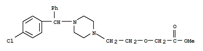Cetirizine methyl ester Structure,83881-46-3Structure
