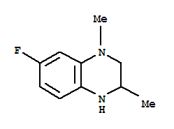 (9ci)-7-氟-1,2,3,4-四氢-1,3-二甲基-喹噁啉结构式_83939-05-3结构式