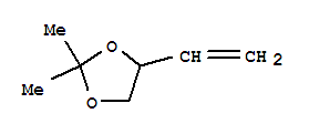 4-乙烯-2,2-二甲基-1,3-二氧戊环结构式_83968-02-9结构式