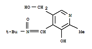 4-[[(1,1-二甲基乙基)氧化物亚氨基]甲基]-5-羟基-6-甲基-3-吡啶甲醇结构式_845740-33-2结构式