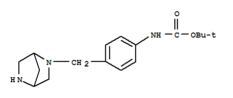 [4-(2,5-二氮杂双环[2.2.1]-2-七甲基)-苯基]-氨基甲酸叔丁‎酯结构式_845866-71-9结构式