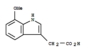 2-(7-Methoxyindol-1H-3-yl)acetic acid Structure,850008-37-6Structure