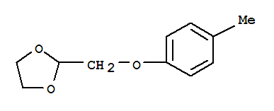 2-(4-Methyl-phenoxymethyl)-[1,3]dioxolane Structure,850348-72-0Structure