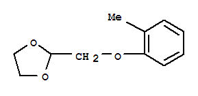 2-(2-Methyl-phenoxymethyl)-[1,3]dioxolane Structure,850348-76-4Structure