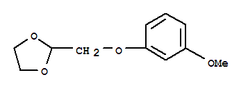 2-(3-Methoxy-phenoxymethyl)-[1,3]dioxolane Structure,850348-86-6Structure