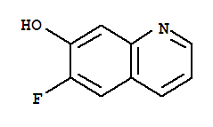 6-氟-7-羟基喹啉结构式_851985-94-9结构式