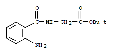 2-(2-氨基苯酰胺)乙酸叔丁酯结构式_855997-66-9结构式