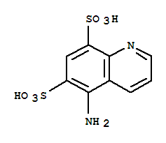 5-氨基-6,8-喹啉二磺酸结构式_856086-65-2结构式