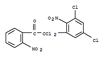 (4ci)-alpha-,-alpha--二氯--alpha--(3,5-二氯-2-硝基苯基)-2-硝基苯乙酮结构式_857619-05-7结构式