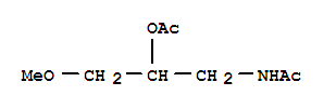 (5ci)-n-(2-羟基-3-甲氧基丙基)-乙酰胺乙酸酯 (5ci)结构式_857944-93-5结构式