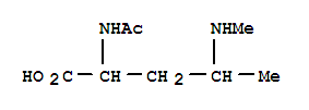 (5ci)-2-乙酰氨基-4-甲基氨基戊酸结构式_857976-25-1结构式