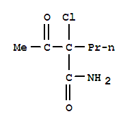 (5ci)-2-乙酰基-2-氯戊酰胺结构式_857976-30-8结构式