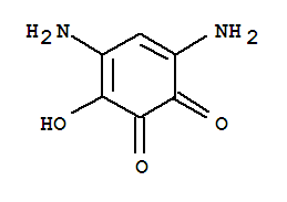 4,6-Diamino-3-hydroxy-1,2-benzoquinone Structure,861386-85-8Structure
