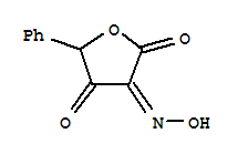 (3Z)-3-(羟基亚胺)-5-苯基-2,4(3H,5H)-呋喃二酮结构式_866996-94-3结构式