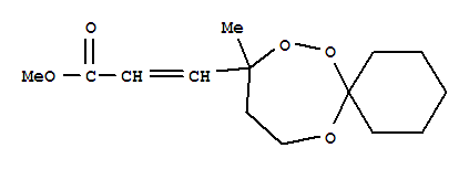 3-(9-甲基-7,8,12-三噁螺[5.6]-9-十二基)-2-丙酸甲酯结构式_869661-36-9结构式