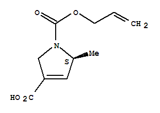 (5S)-2,5-二氢-5-甲基-1H-吡咯-1,3-二甲酸 1-(2-丙烯基)酯结构式_872693-14-6结构式