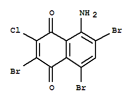 1,4-Naphthoquinone,5-amino-2,6,8-tribromo-3-chloro-(5ci) Structure,872801-07-5Structure