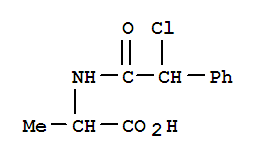 (Z)-N-[1-(氯氧基)-2-苯基乙亚基]丙氨酸结构式_872825-12-2结构式