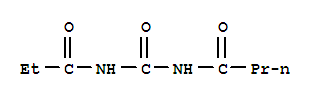 Urea, 1-butyryl-3-propionyl- (4ci) Structure,873384-48-6Structure
