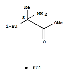 2-甲基亮氨酸甲酯结构式_873924-30-2结构式