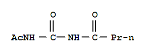 Urea, 1-acetyl-3-butyryl- (4ci) Structure,873972-81-7Structure