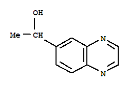 1-(6-喹喔啉基)乙醇结构式_874279-36-4结构式
