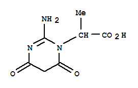 2-(2-亚氨基-4,6-二氧代四氢-1(2H)-嘧啶基)丙酸结构式_874495-37-1结构式