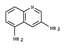 (5CI)-3,5-二氨基喹啉结构式_874498-26-7结构式
