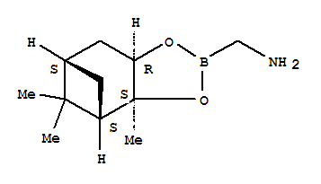 (3As,4s,6s,7ar)-六氢-3a,5,5-三甲基-4,6-甲烷-1,3,2-苯并二氧杂戊硼烷-2-甲胺结构式_877371-68-1结构式