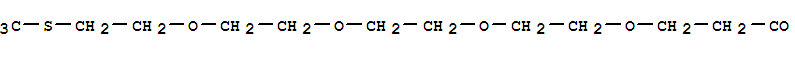 15-三苯甲基巯基-4,7,10,13-四氧杂十五烷酸一水合物结构式_882847-05-4结构式